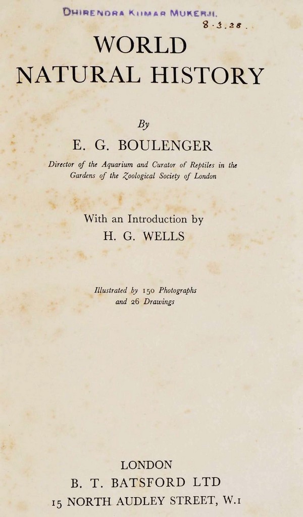 World Natural History