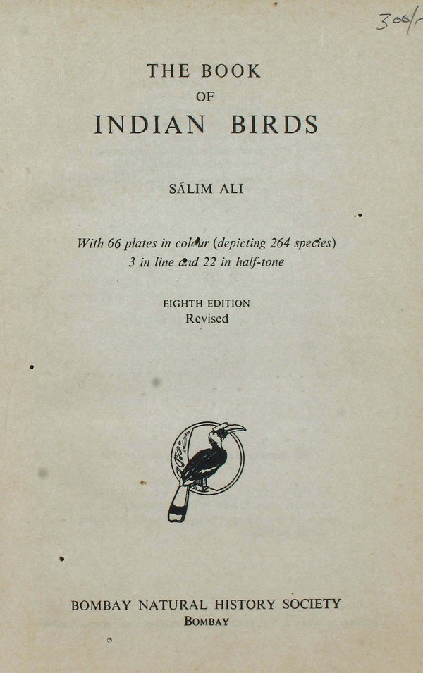 Book of Indian birds. 8th ed. #