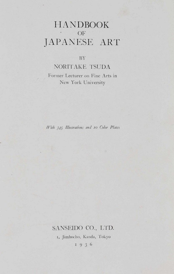 Handbook of Japanese Art