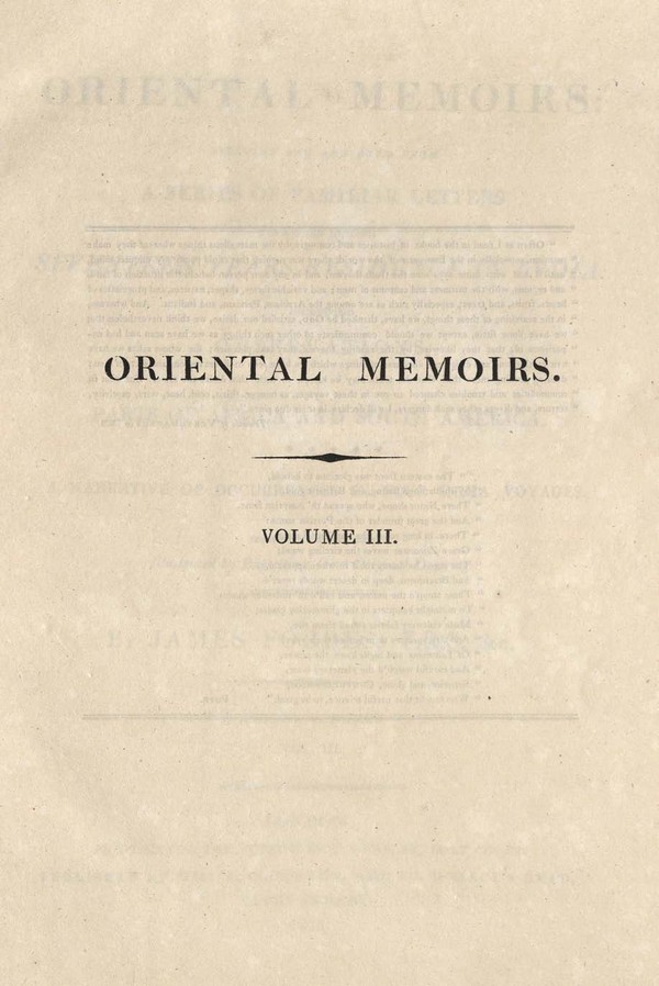 Oriental Memoirs: Selected and abridged from a series of familiar letters written during seventeen years residence in India-3