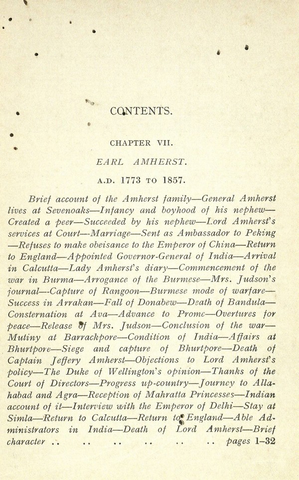 Governors Generals of India