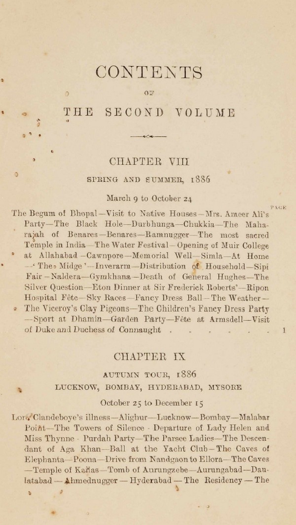 Our Viceregal life in India: Selection from my journal 1884-1888-II