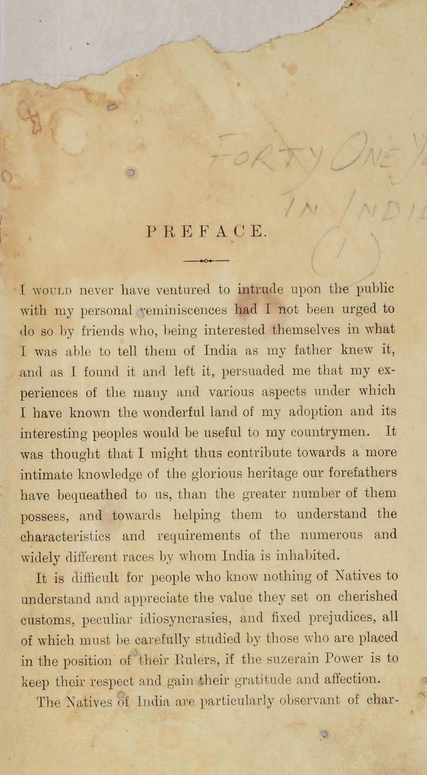 Forty one years in India