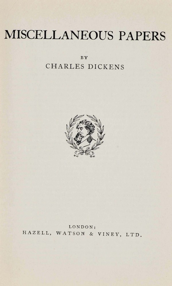 Miscellaneous papers