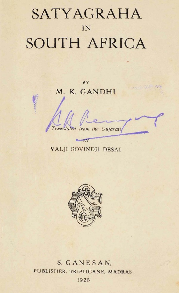 Satyagraha In South Africa