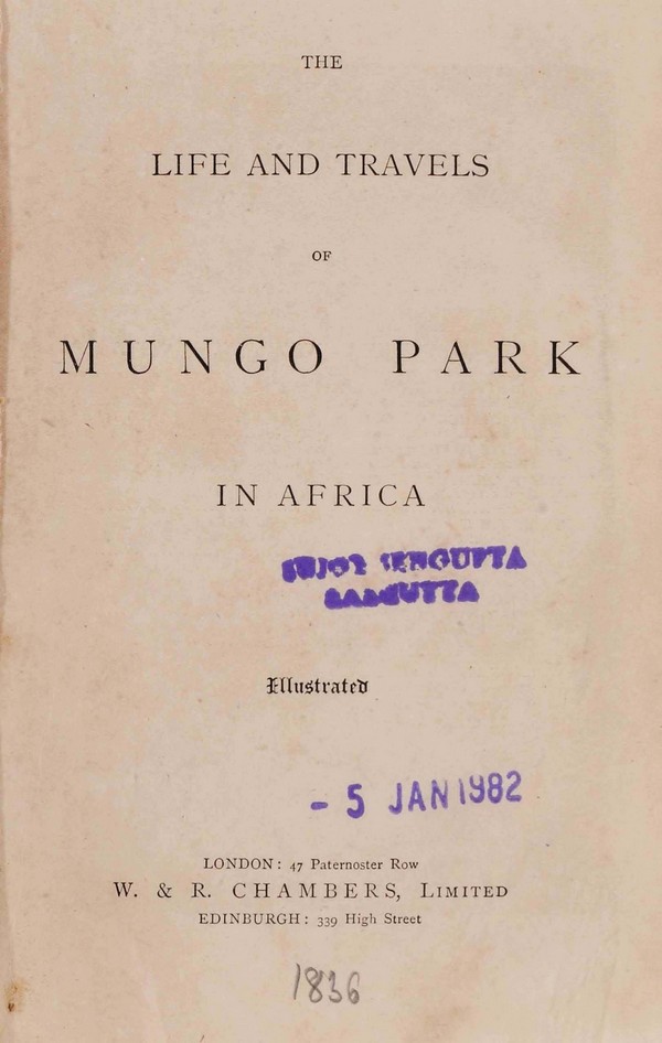 The Life and Travels of Mungo Park in Africa