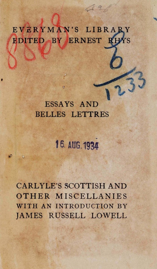 Chalyle’s Essays & Belles Letters