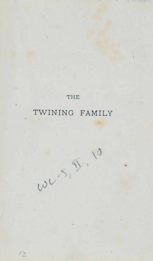 Papers of the Twining Family