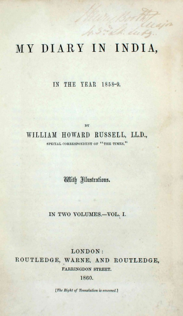 My Dairy in India . Vol. I #