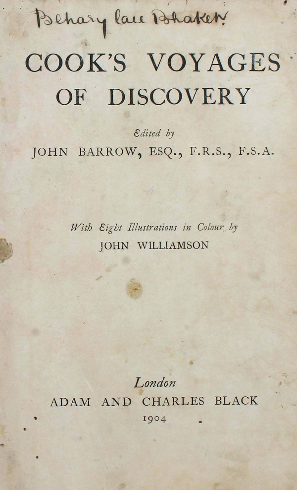 Cook’s Voyages of Discovery #
