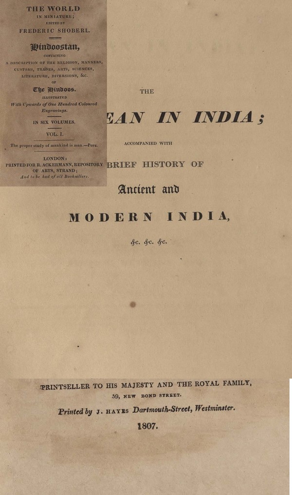 World in Miniature: Hindoostan-Vol-1