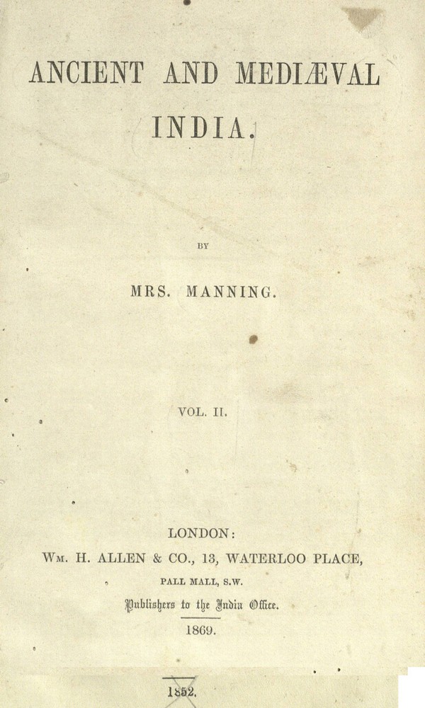 Ancient and Mediaeval India. Vol. 2