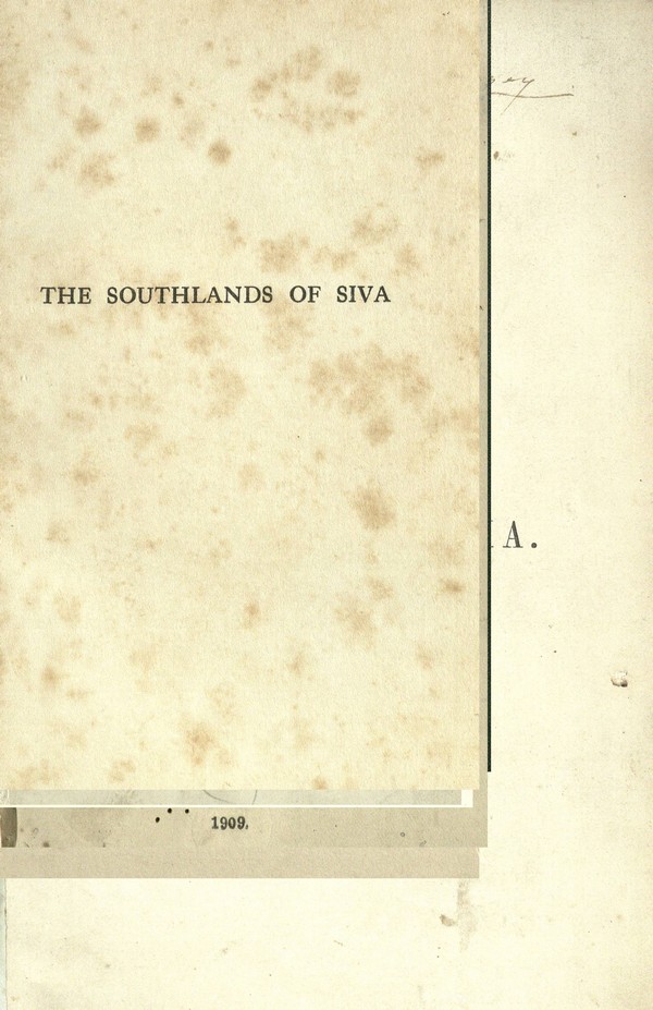 The southlands of Siva : some reminiscences of life in Southern India