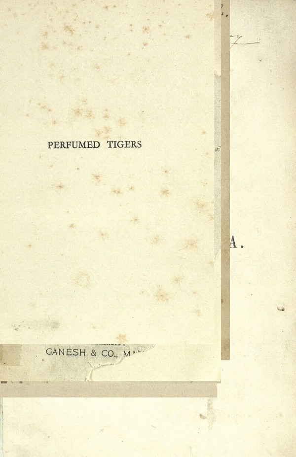 Perfumed tigers : Adventures in the land of Maharajas