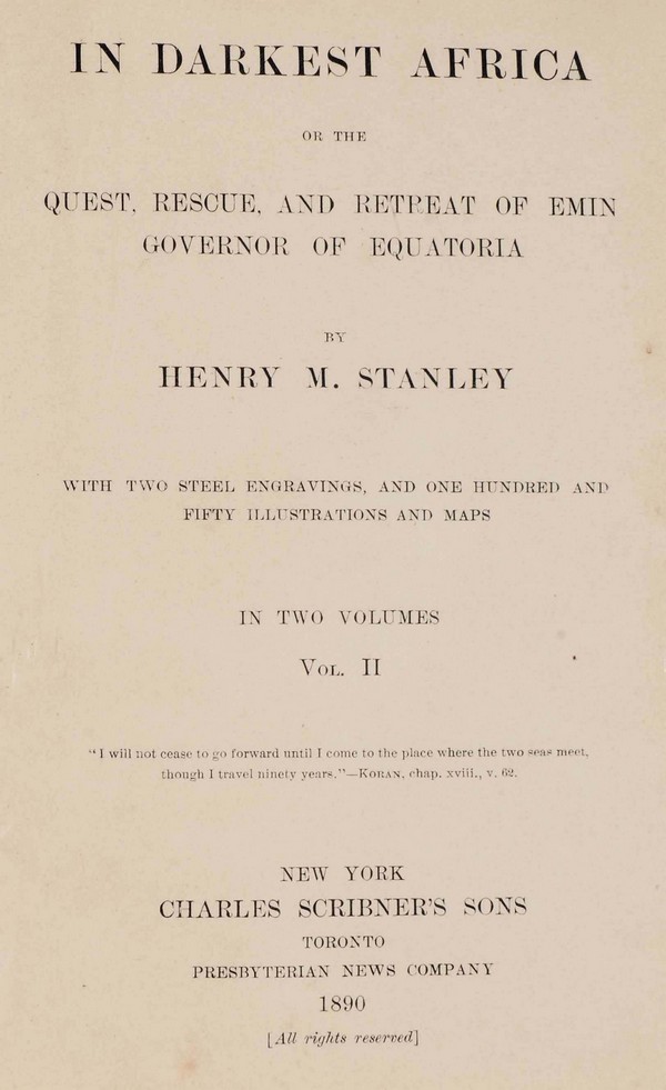 In Darkest Africa Vol. II