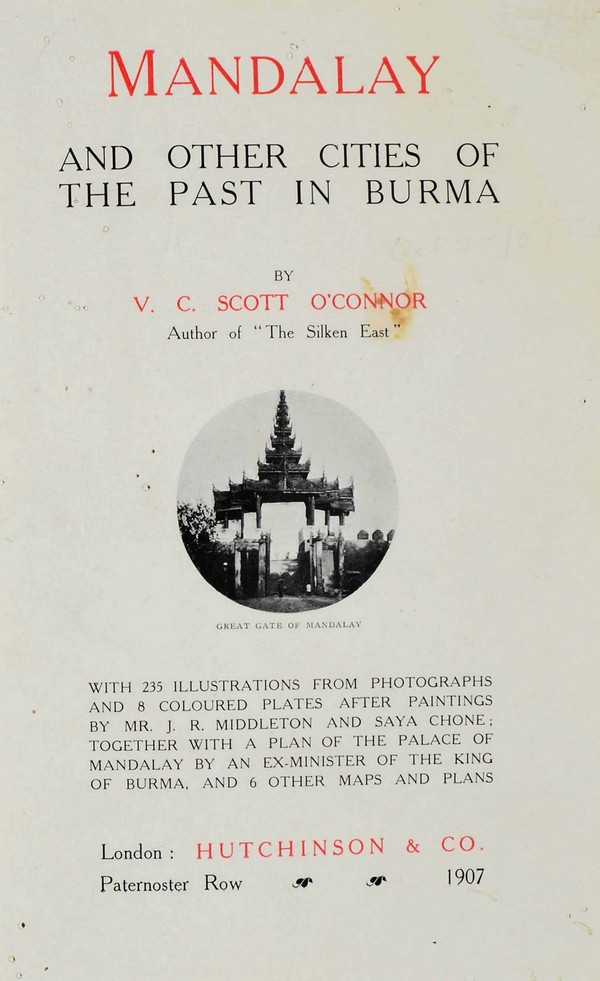 Mandalay and other cities of the past in Burma