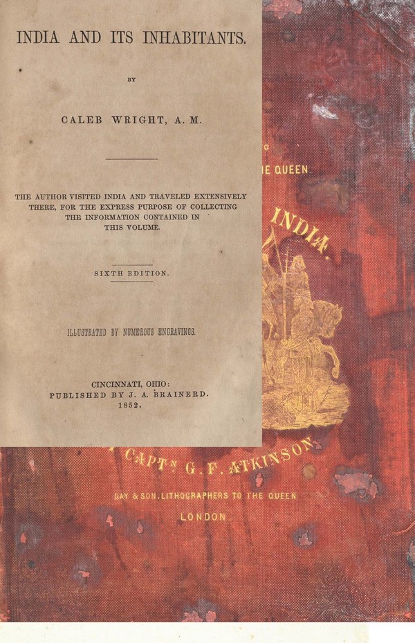 India and its Inhabitants. Wright’s lectures illustrated. 6th Ed.