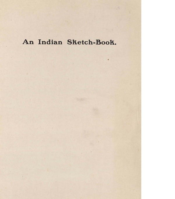 Indian Sketch Book