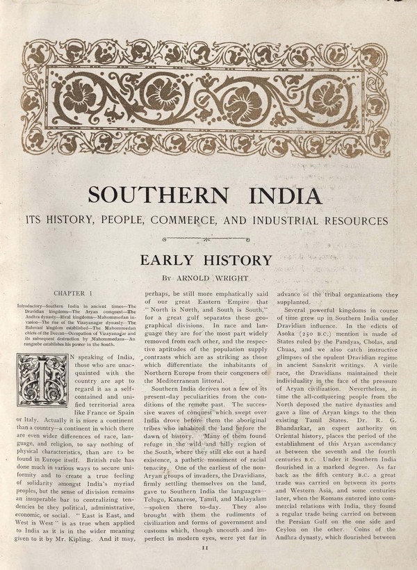 Southern India: its History, People, Commerce and Industrial Resources