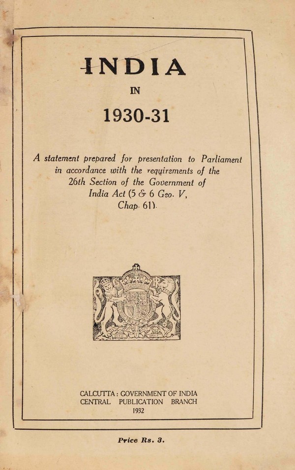 India in 1930-31