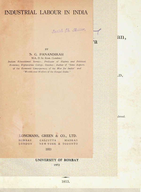 Industrial labour in India.