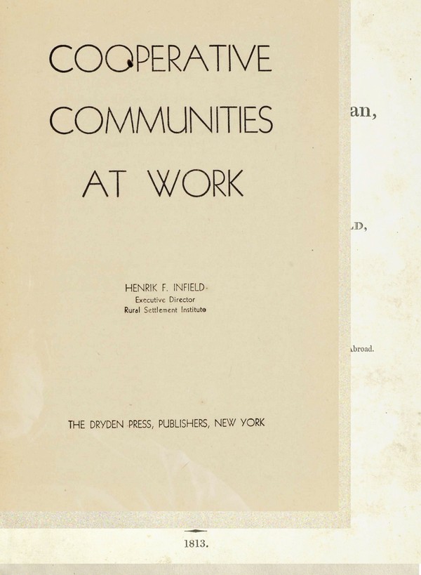 Cooperative communities at work