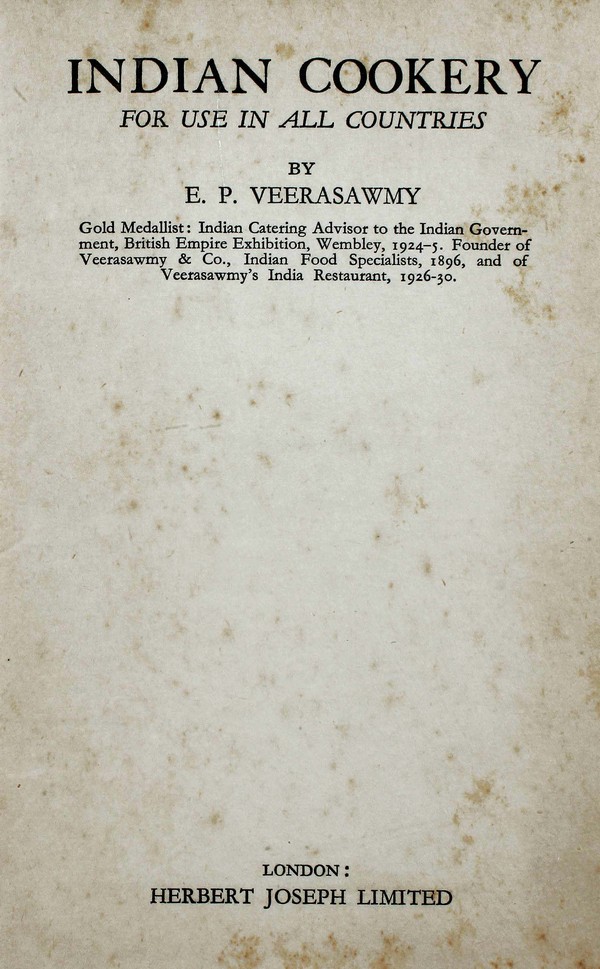 Indian Cookery ; For Use in All Countries.#