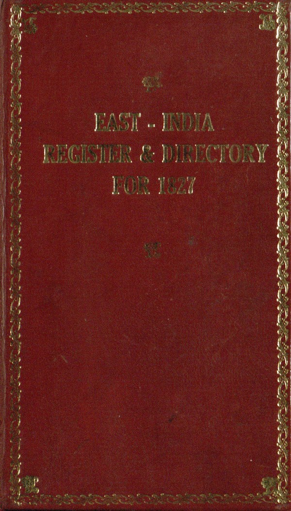 East -India Register & Directory for 1827