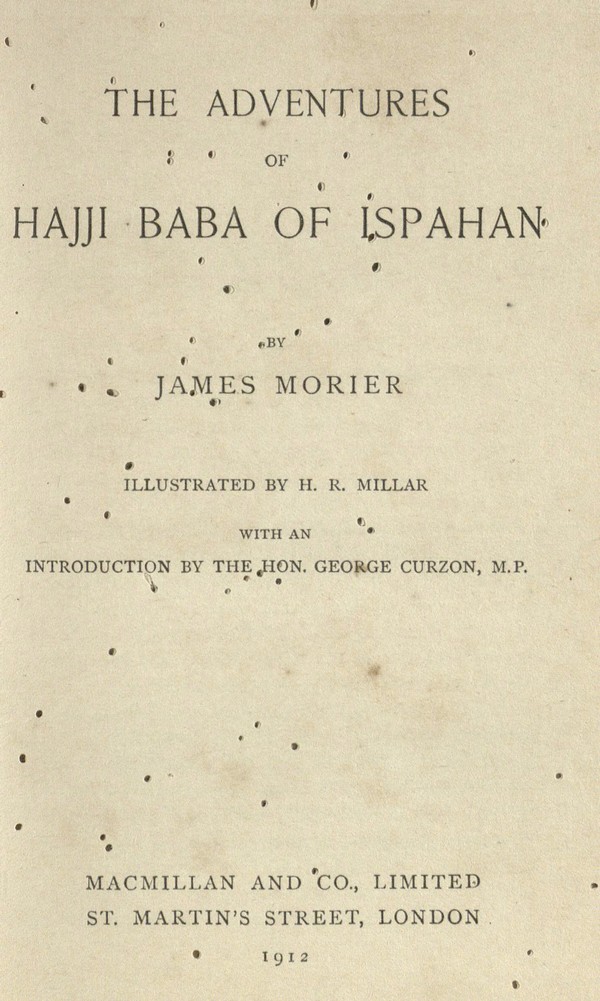 The adventures of Hajji Baba of Ispahan