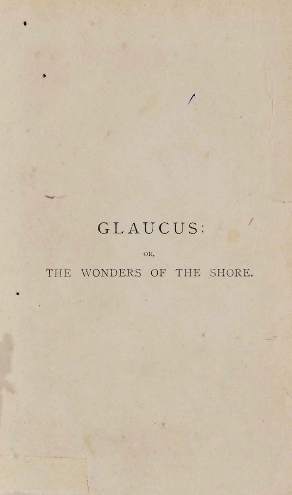 Glaucus : The Wonders of the Shore.