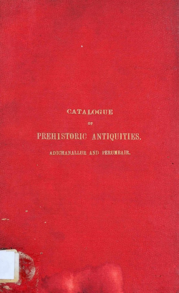 Catalogue of the Prehistoric Antiquities