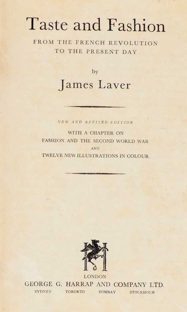 Taste and fashion from the French revolution to the present day