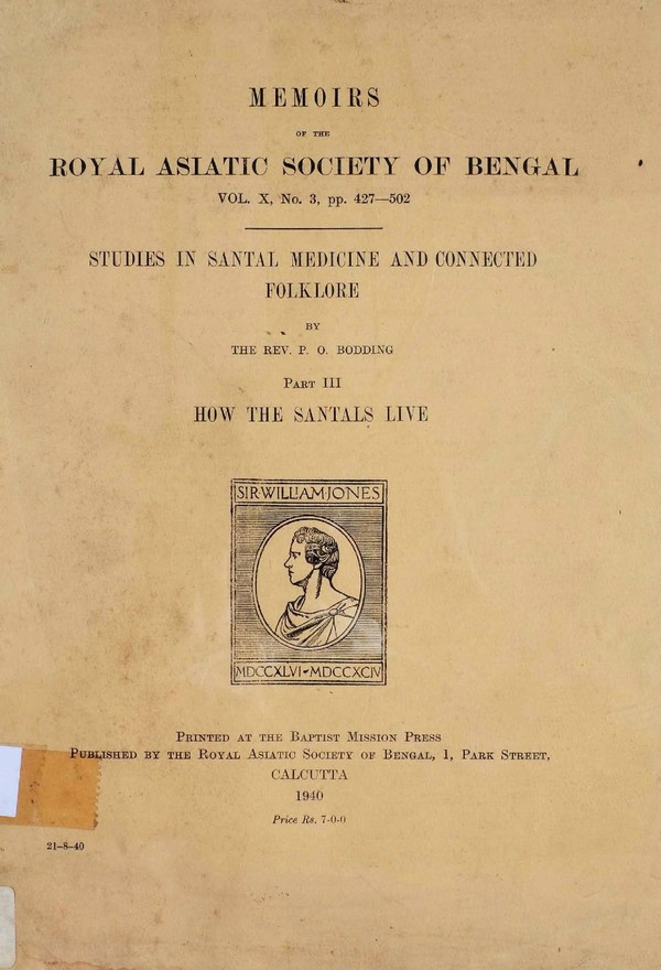 Memoirs of the Royal Asiatic Society of Bengal