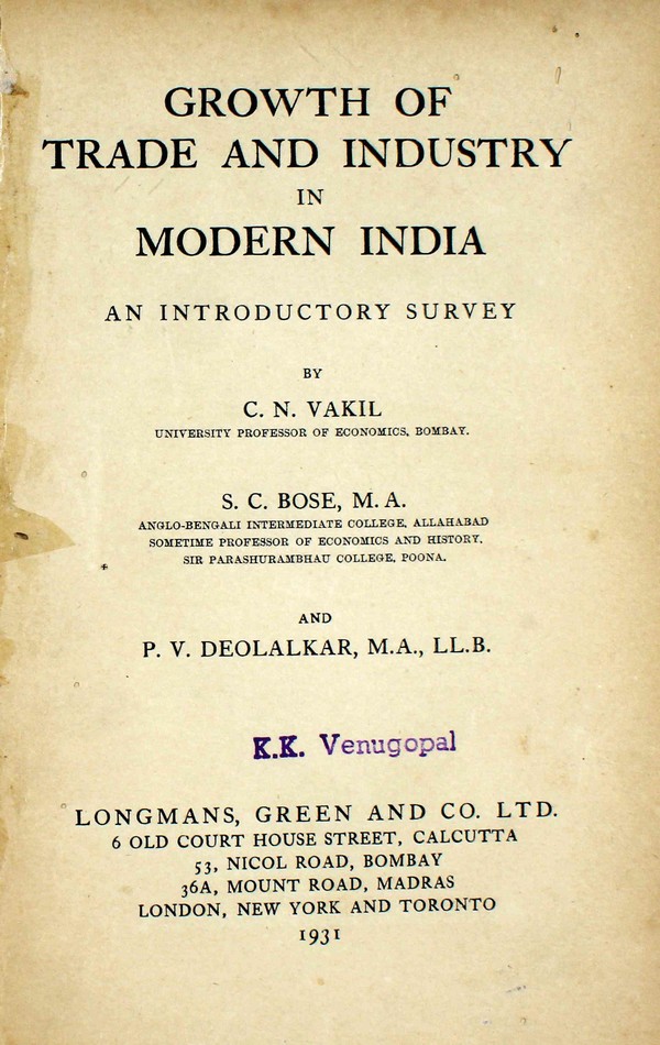 Growth of Trade & Industry in Modern India #