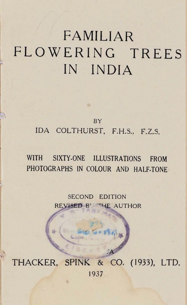 Familier Flowering trees in India