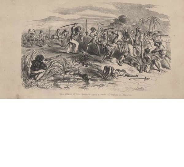 The Cruise of the Pearls round the world with an account of the operations of the Naval Brigade in India