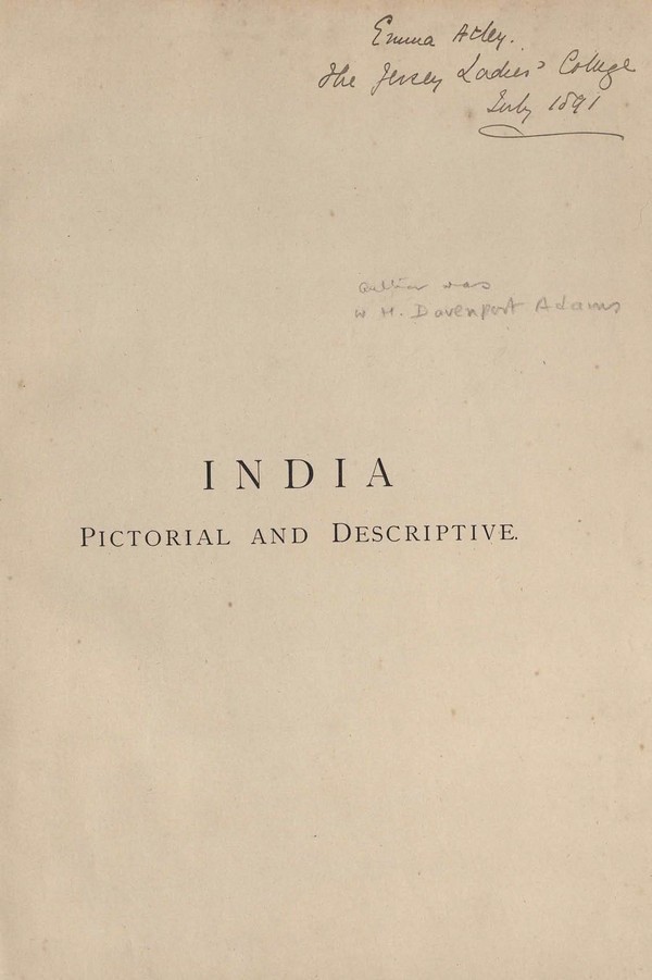 India Pictorial and Descriptive