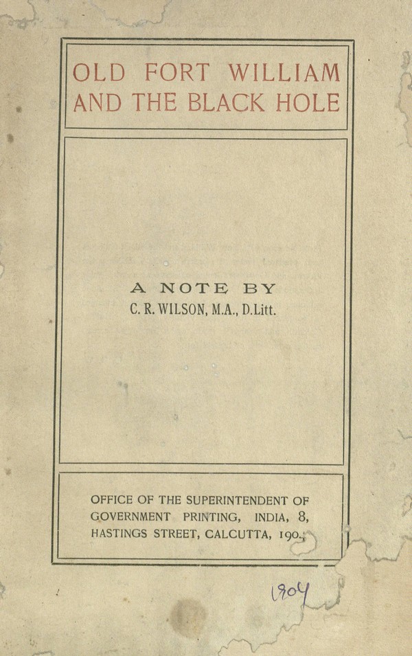 Old Fort William and the Black Hole