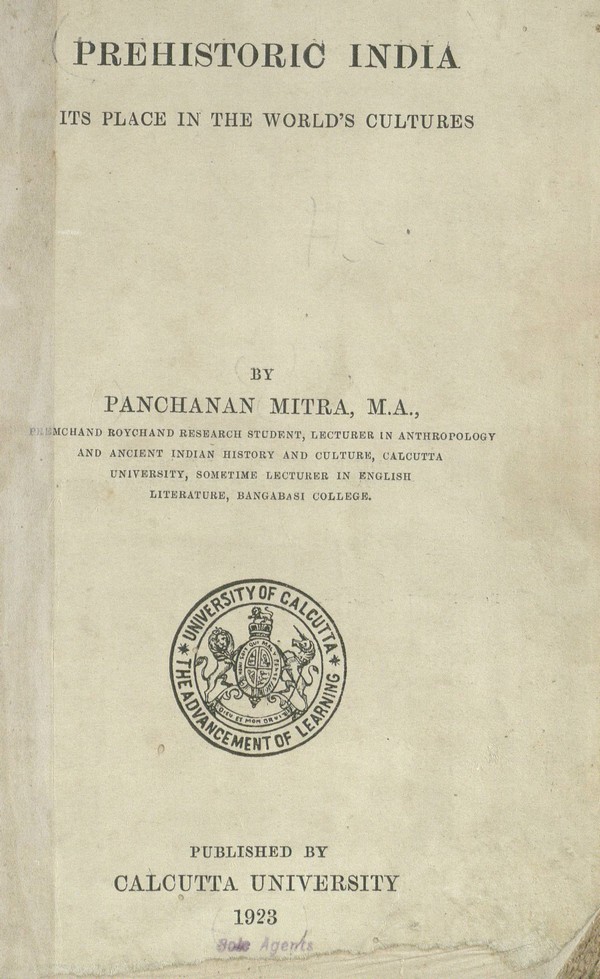 Prehistoric India, its place in the world’s cultures