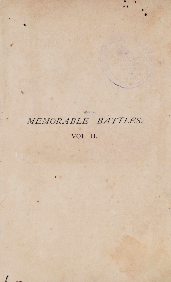 Memorable Battles in English History-II