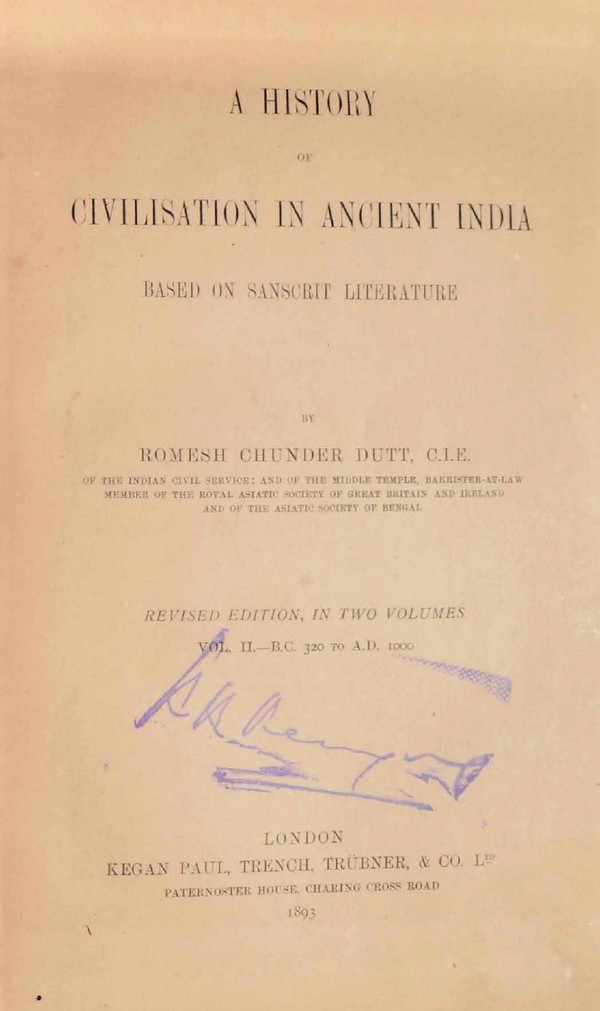History of Civilization in Ancient India