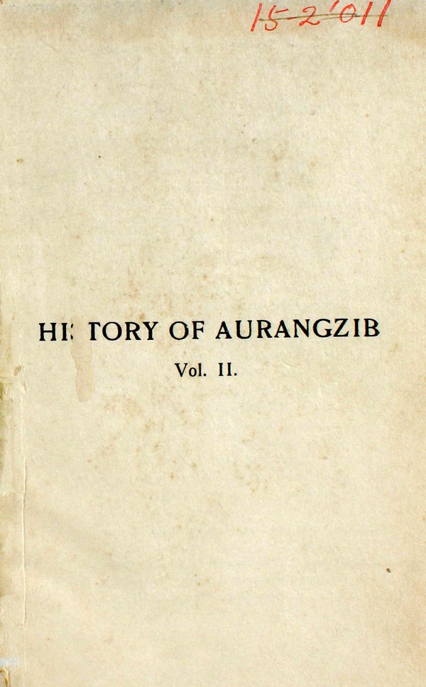 History of Aurangzib. Vol. II #