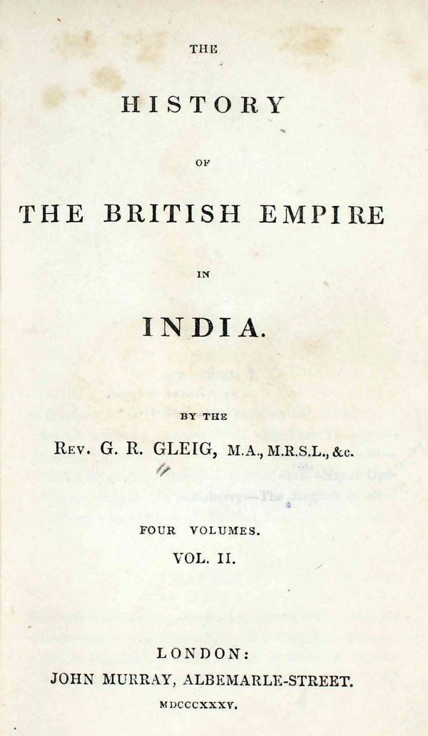 History of the British Empirein India. Vol. II #