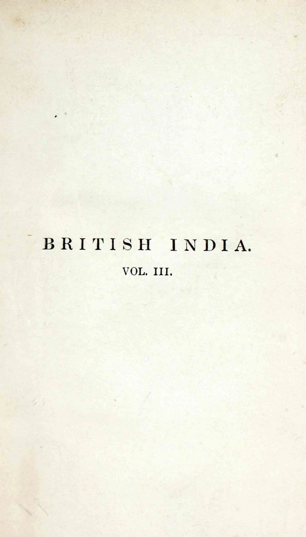 History of the British Empirein India. Vol. III #