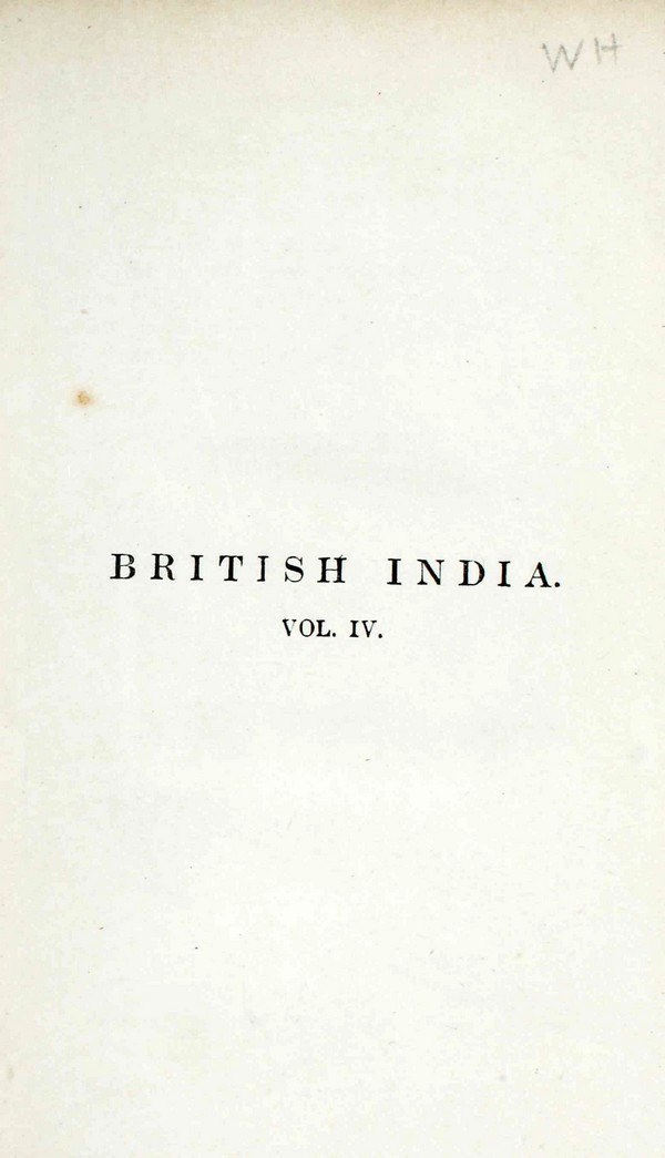 History of the British Empirein India. Vol. IV #