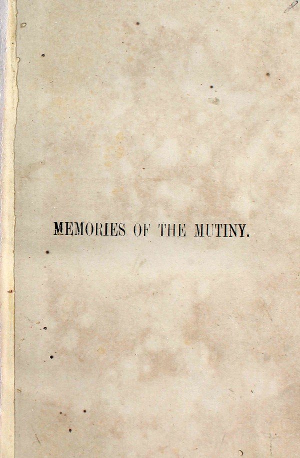 Memories of the Mutiny. Vol. II #