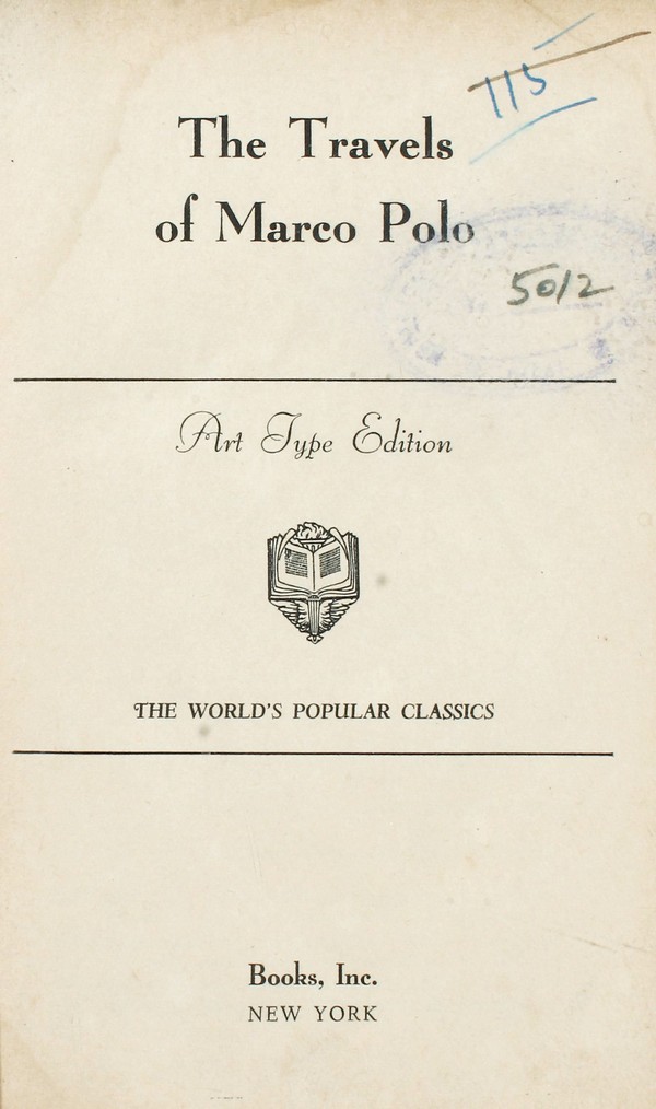 The Travels of Marco Polo #