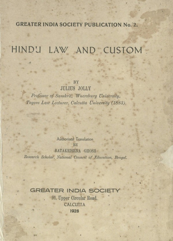 Hindu Law and customs
