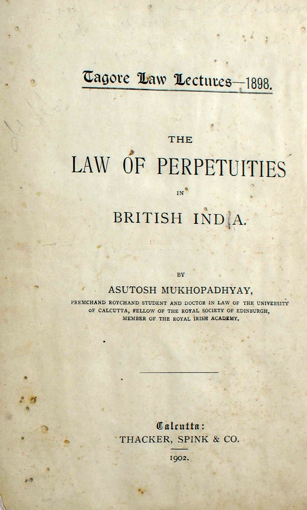 Law of Perpetuities in British India