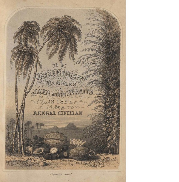 Zieke Reiziger;Or, Rambles In Jaya And The Straits. In 1852.